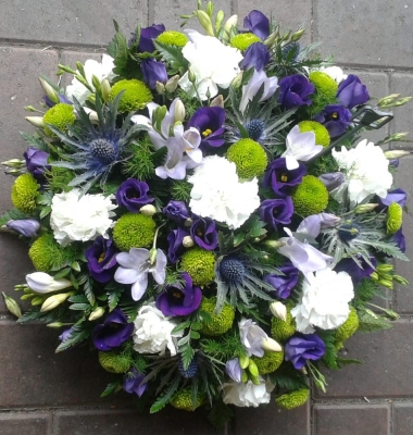 White and Purple Posy