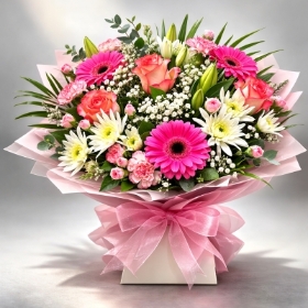 Pink Crystal Aqua Box