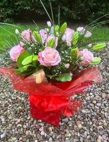 Valentines Aqua Bag
