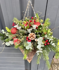 Christmas Hanging Basket