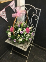 Pink and Cream Basket