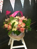 Mixed Pink Hatbox