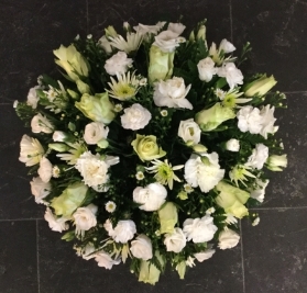 White Posy Pad