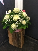 White Rose Hatbox